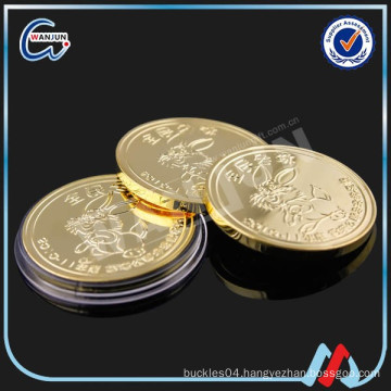 Panda gold plated coin